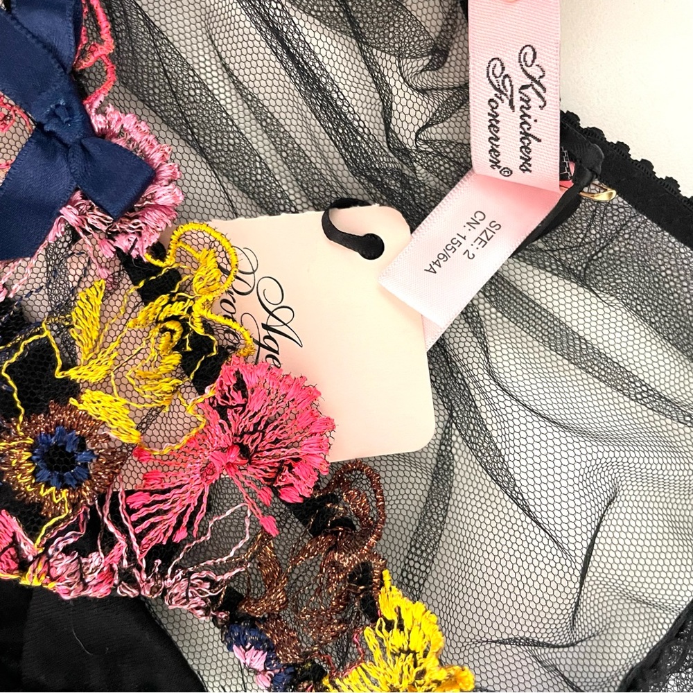 NWT Agent Provocateur Zuri Black Multicolor Set - Picture 9 of 9